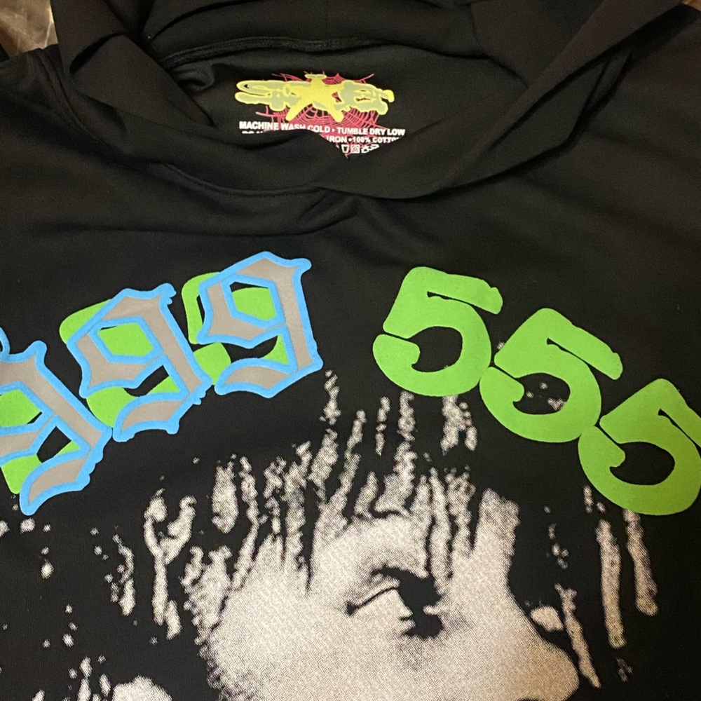 Juice WRLD Rare Atlanta x Sp5der Hoodie Size L(NWOTS) - Picture 4 of 5